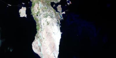 Karte von Bahrain satellite