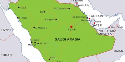 Karte von der Universität von Bahrain